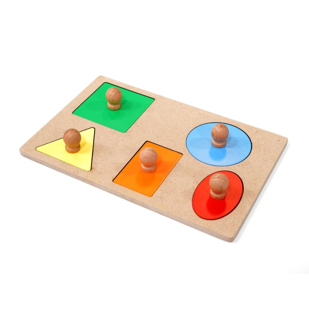 Brainy Bear Handcrafted Wooden Shape Tray