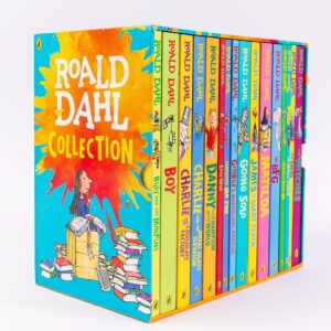 The Roald Dahl Boxset Collection: 16 Fantastic Stories for Ages 7+ (Charlie and Chocolate Factory, Matilda, BFG, The Twits, and more!)