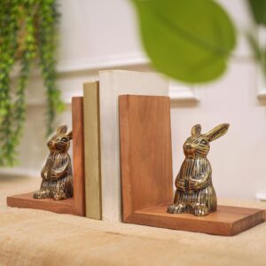 Heavy-Duty Metal Decorative Bookends