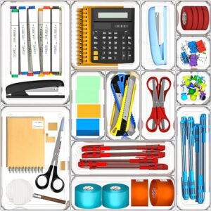 Multi-Compartment Desk Organizer Tray